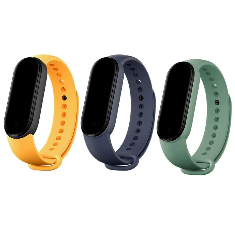 Kit 3 Pulseiras Xiaomi MiBand 5 - MiBand 5 Wristband Color